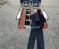 Motorcycle motorcycle trailer