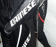 Dainese Motorbike Leather Racing Suit black