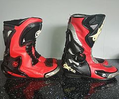 X2 pairs motorbike boots oxtar and Swift size 9 - Image 4/6