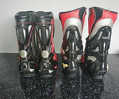 X2 pairs motorbike boots oxtar and Swift size 9 - Image 5/6