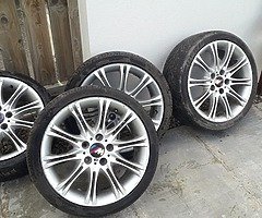 Full set BMW M Sport alloys 225/40zR/18 88w £250