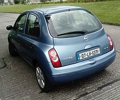 Selling 07 NISSAN MICRA 1.2 petrol,NCT-01.09.19