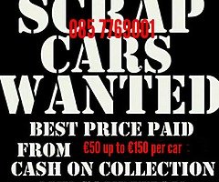 Cars wanted