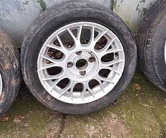 Peugeot 106/206 BBS 4x108 alloys - Image 3/5