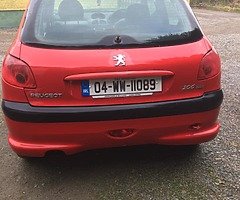 2004 peugoet 206 1.4 hdi