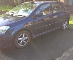 Toyota corolla 1.4 taxed and tested