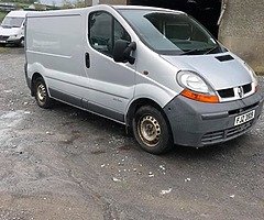 2003 traffic1.9 needs turbo cheap van to clear