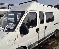 Fiat Ducato crewcab 2003 , caravan for parts