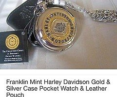 HARLEY DAVISON FRAMED POCKET WATHES
