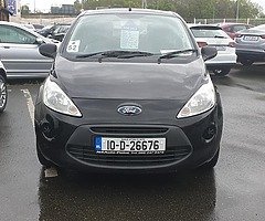 2010 FORD KA .1.2 PETROL. NEW NCT NEW T'BELT & W'PUMP JUST DONE . €200 ROAD TAX . BARGAIN €2900