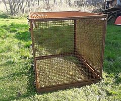 Steel security cage