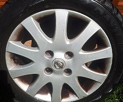 4x114 alloy wheels 16" 195/55/16 - Image 6/9