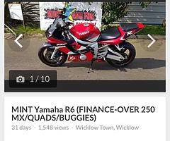 Mint Yamaha r6 READ ADD - Image 7/8