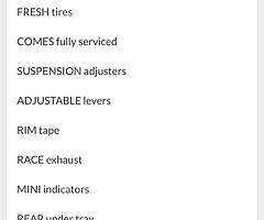 Mint Yamaha r6 READ ADD