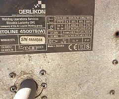 Oerlikon citoline 3 phase welder - Image 4/5