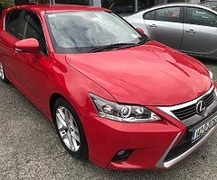 142 Lexus CT 200H Hybrid Advance auto in Fuji Red with Dark Grey Alacantara, 138k kms €14,950 - Image 6/6