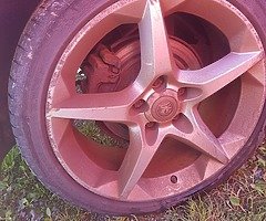 Any one want swap thees 2 sets of alloys for a nice set for a Toyota Avensis