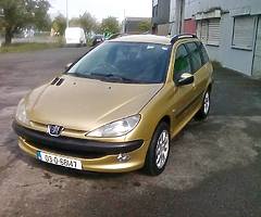 Peugeot 206 14 diesel sw NCT till 10/19 128000 mile mint condition 995 ono