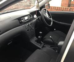 Toyota Corolla is nct no tax