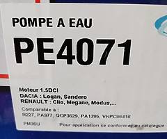 Water pump renault