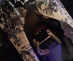 Medium motocross helmet