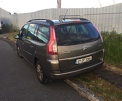 Citroen c4 picasso 1.6 diesel NCT 07/19 TAX 08/19