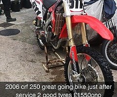 2006 crf250