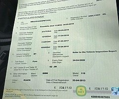 Bmw E87 nct tax still thery 118 d - Image 8/8