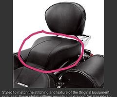 Harley Davidson softail touring pillion seat. As new condition.