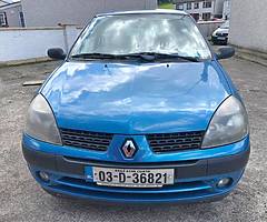03 clio 5 door for sale