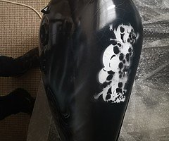 Airbrush Motorcycle tank
