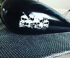 Airbrush Motorcycle tank