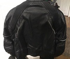 Leather bike jacket - Image 1/2