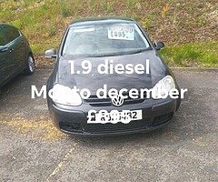 Selection of cars all with mot