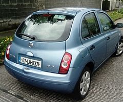 Selling 07 NISSAN MICRA 1.2 petrol,NCT-01.09.19
