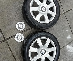 Nice 2 Seat Alloys+4 covers - Image 4/4