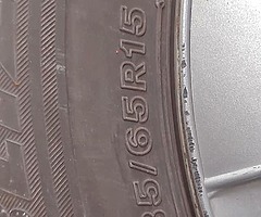 Toyota multi stud 185x6xR15 8mm tred. - Image 3/5