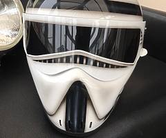 AIR BRUSHED STORMTROOPER HELMET very well done only used as ornament £225 - Image 4/6
