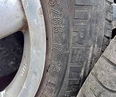 ALLOYS WHEELS WITH TYRES