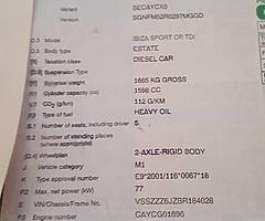 Seat ibiza st 2011 1.6tdi, estate. - Image 5/6