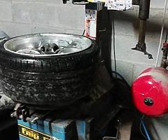 Tyre machine raffle