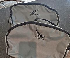 Honda motorcycle pannier insert bags
