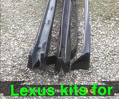 Lexus kits for sale real good fit come in black gelcoat pm for details
