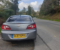 Chrysler 2007 uk plate swap