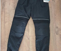 German Wear Cordura Motorbike Trousers Black 34/36 inch