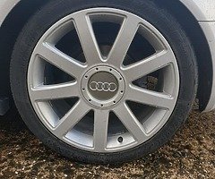Audi 9 bar alloys just been refurbished - Image 3/3