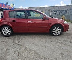 Renault megane 1.6 5door MOT 28/10/2019 Faultess