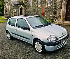 Renault Clio 1.2 petrol - MOT’D and low miles for age.