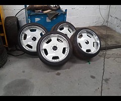 18” Genuine Work Eurolines 9J Front 10J Rears