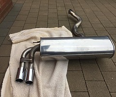 BMW rear exhaust box (touring